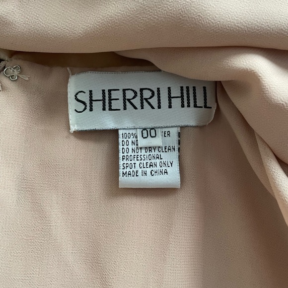 Sherri Hill Mini Homecoming Dress Nude 00 - Picture 8 of 13